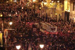 Broad Street the night the Phillies won the World Series 2008